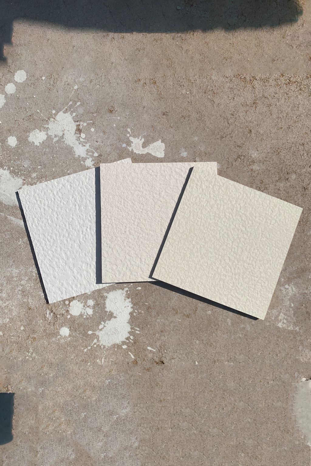 Muestras Microcemento Liso y Rugoso de Haven